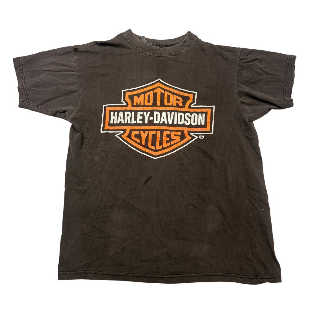 Vintage 90s Harley Davidson Storm Riders San Juan PR Shirt Men's Large Biker Y2K